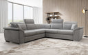 Designer Ecksofa Fernando mit Schlaffunktion und Stauraum