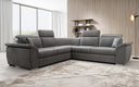 Designer Ecksofa Fernando mit Schlaffunktion und Stauraum