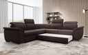 Designer Ecksofa Fernando mit Schlaffunktion und Stauraum