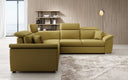 Designer Ecksofa Fernando mit Schlaffunktion und Stauraum