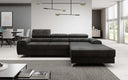 Designer Ecksofa Melinda mit Schlaf- und Klappfunktion