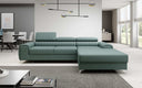 Designer Ecksofa Melinda mit Schlaf- und Klappfunktion