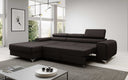 Designer Ecksofa Melinda mit Schlaf- und Klappfunktion
