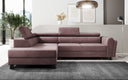 Designer Ecksofa Kira mit Schlaf- und Klappfunktion