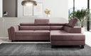 Designer Ecksofa Kira mit Schlaf- und Klappfunktion