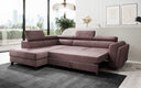 Designer Ecksofa Kira mit Schlaf- und Klappfunktion