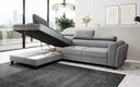 Designer Ecksofa Kira mit Schlaf- und Klappfunktion