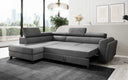 Designer Ecksofa Kira mit Schlaf- und Klappfunktion