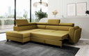 Designer Ecksofa Kira mit Schlaf- und Klappfunktion