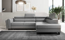 Designer Ecksofa Kira mit Schlaf- und Klappfunktion