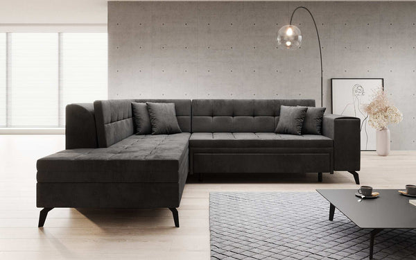 Designer Ecksofa Lania mit Schlaffunktion
