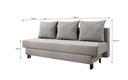 Designer Sofa Lino mit Schlaffunktion