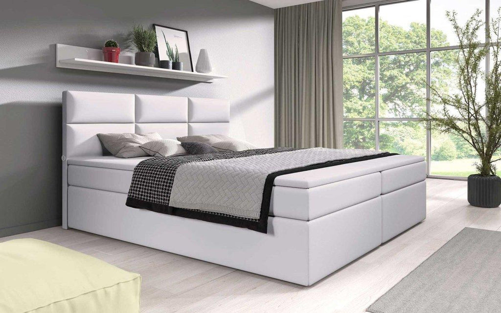 Boxspringbett Carre mit USB-Anschluss