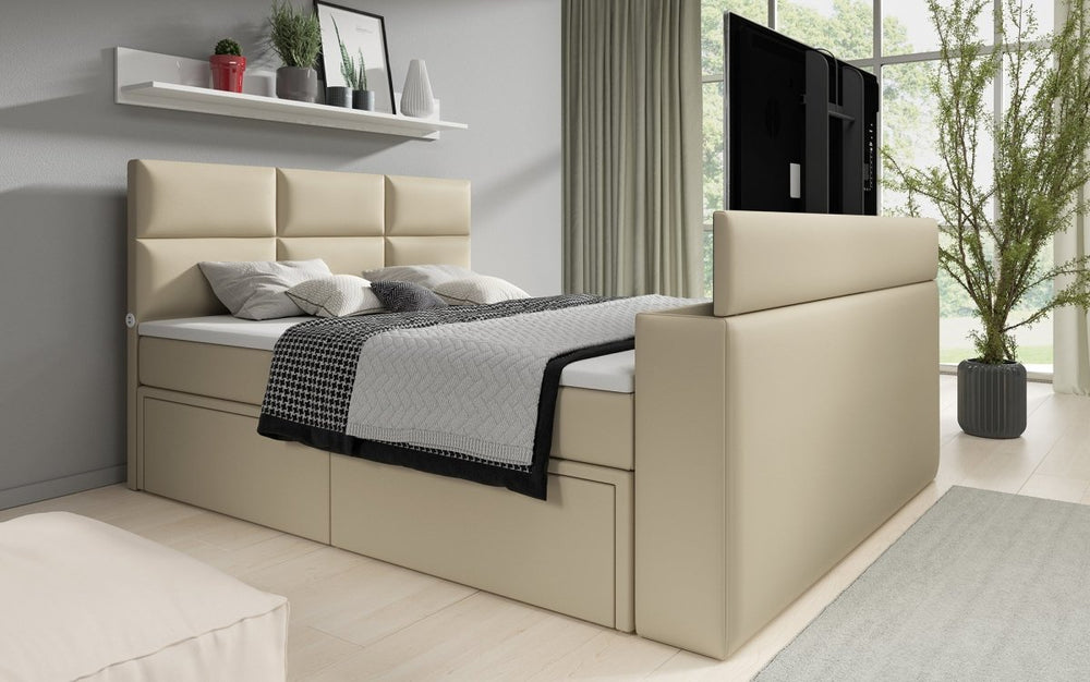 Spannende Boxspringbett 200x200 Mit Tv Lift Bild