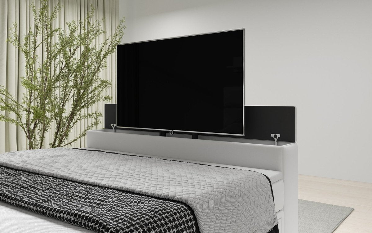 Boxspringbett Citaro mit TV Lift, USB und Stauraum - Luxusbetten24