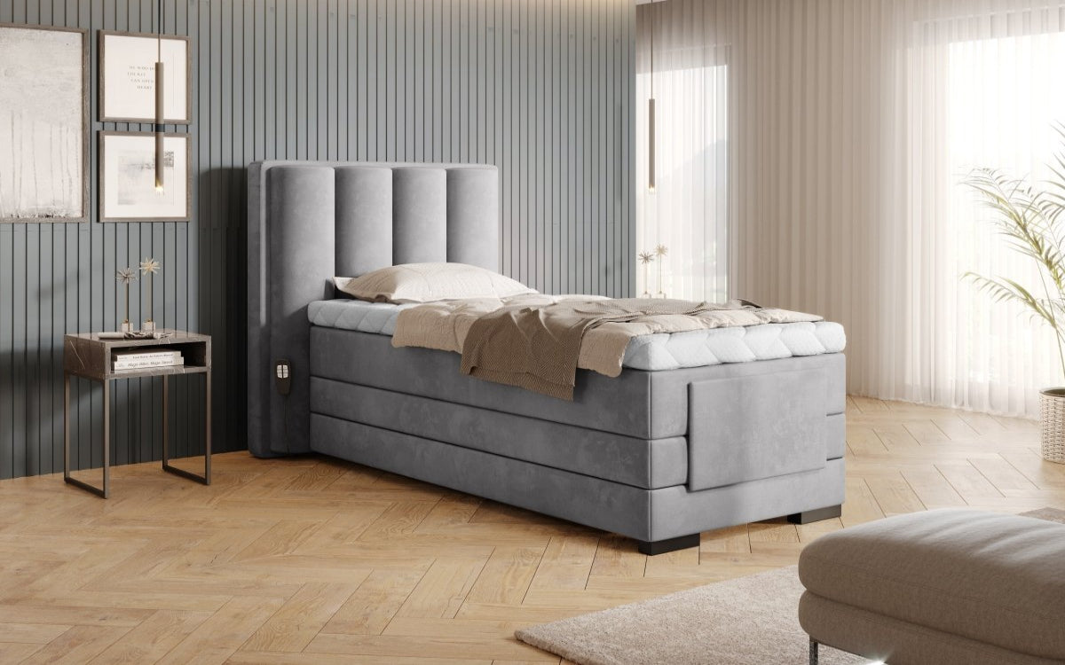 boxspring elektrisch 90x200 Boxspringbett elektrisch verstellbar Liano 90x200 — Luxusbetten24