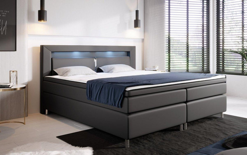 OUTLET - Boxspringbett Hotelbett Hypnos mit LED
