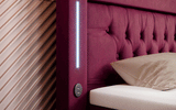 Boxspringbett Paradise mit LED und Füßen - Luxusbetten24