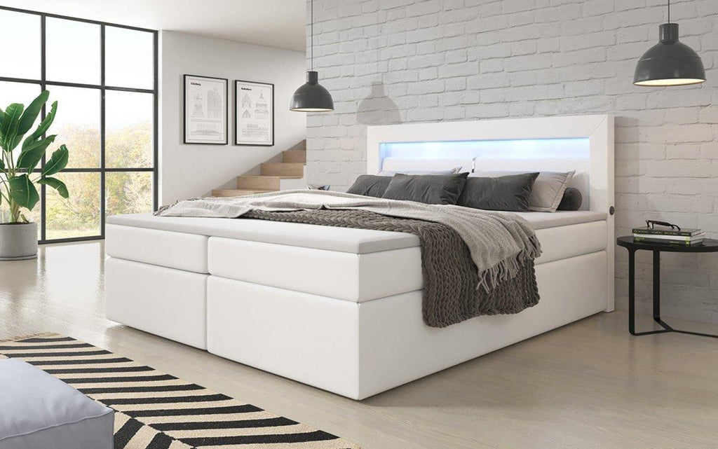 Boxspringbett Repos mit LED und USB