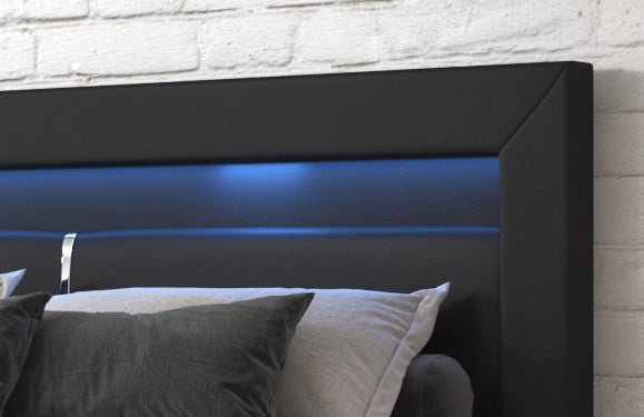 Boxspringbett Repos mit LED und USB - Luxusbetten24