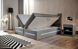 Boxspringbett Sevilla mit LED und Stauraum - Luxusbetten24