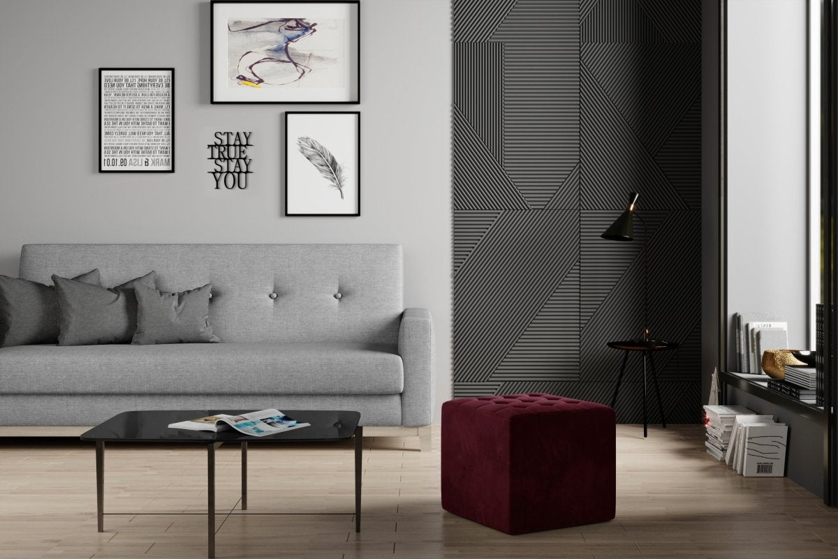Designer Beistellhocker Nura - Luxusbetten24