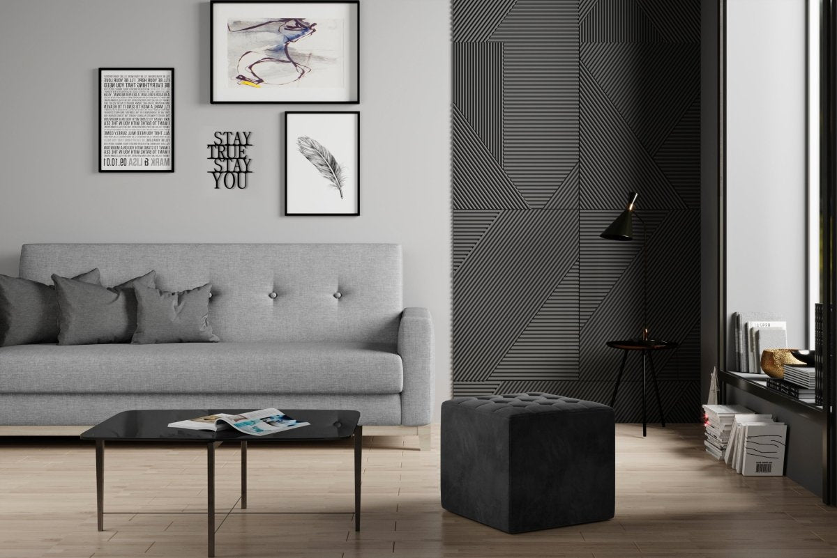 Designer Beistellhocker Nura - Luxusbetten24