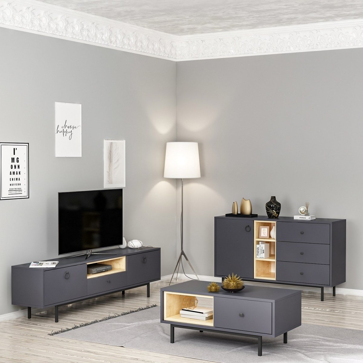 Designer Möbelset Naturale - Luxusbetten24