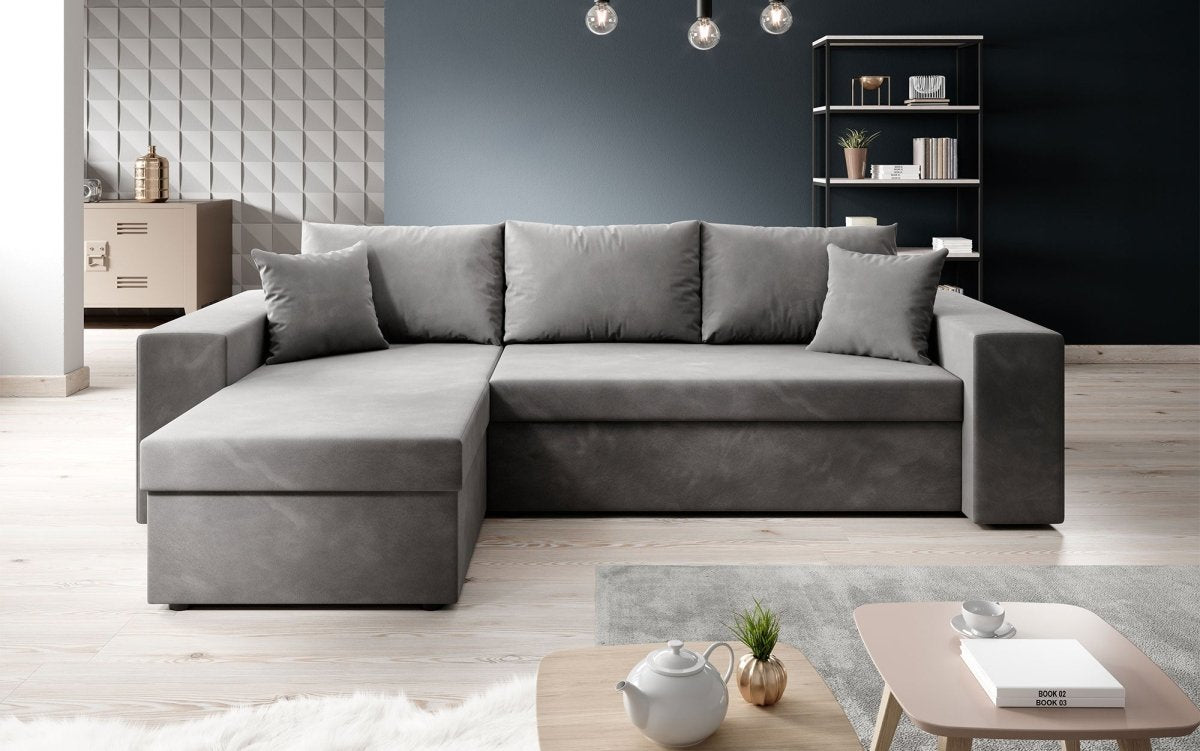 Designer Sofa Denver mit Schlaf- und Klappfunktion - Luxusbetten24