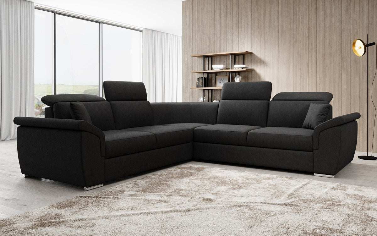 Eck (Schlaf-)Sofa top (Schwarz)