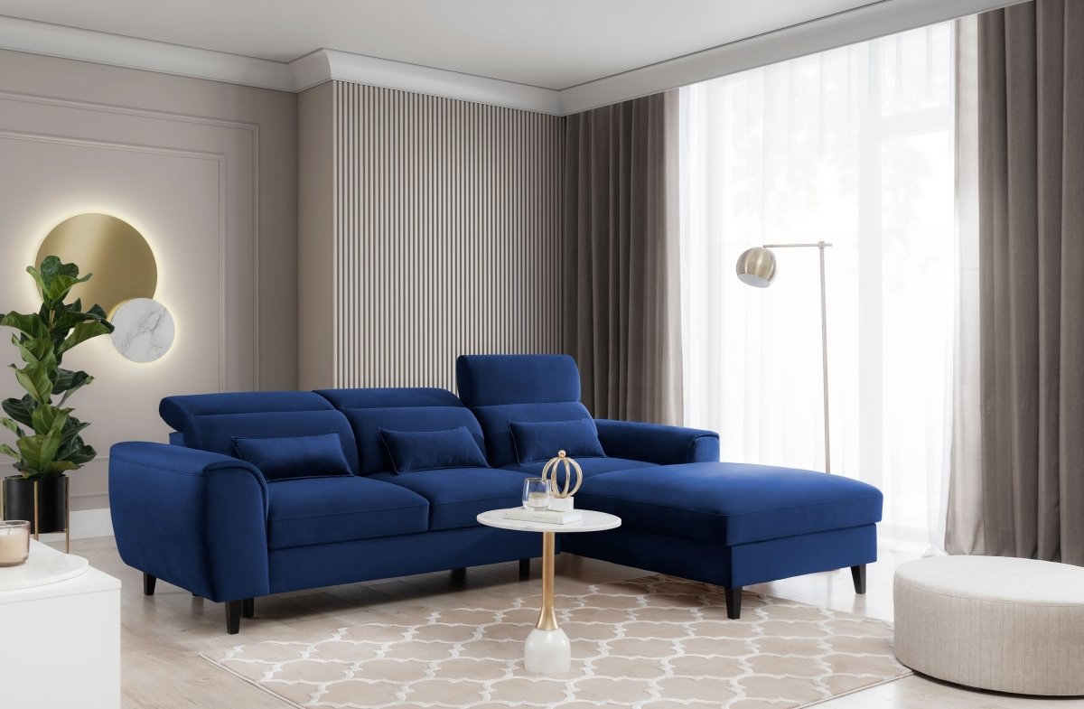 Designer Sofa Forino mit Schlaf- und Klappfunktion - Luxusbetten24