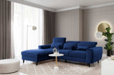 Designer Sofa Forino mit Schlaf- und Klappfunktion - Luxusbetten24