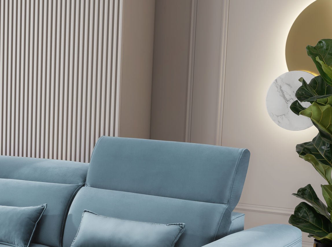 Designer Sofa Forino mit Schlaf- und Klappfunktion - Luxusbetten24