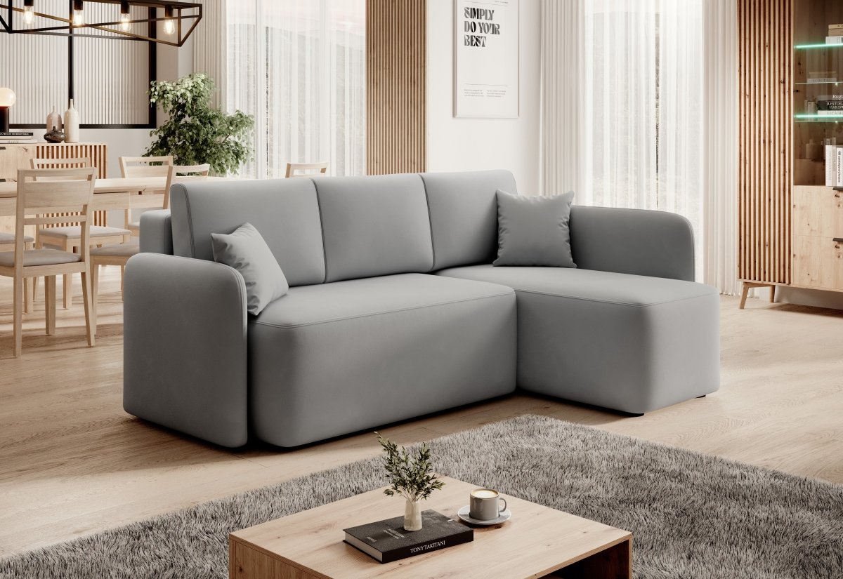 Designer Sofa Ina mit Stauraum und Schlaffunktion - Luxusbetten24