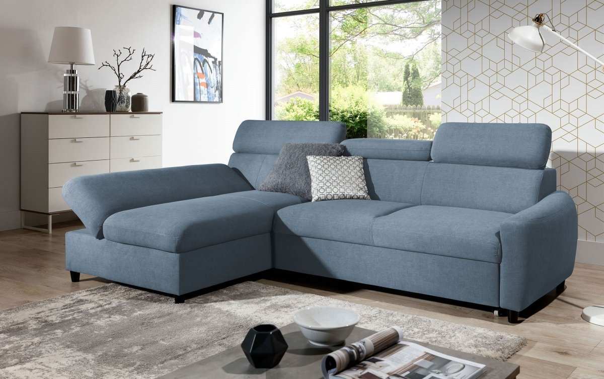 Designer Sofa Noura Mini mit Schlaf- und Klappfunktion - Luxusbetten24