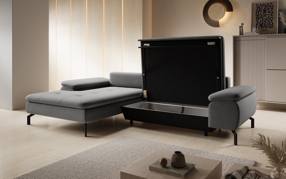 Designer Sofa Verila Mini mit Schlaf- und Klappfunktion - Luxusbetten24