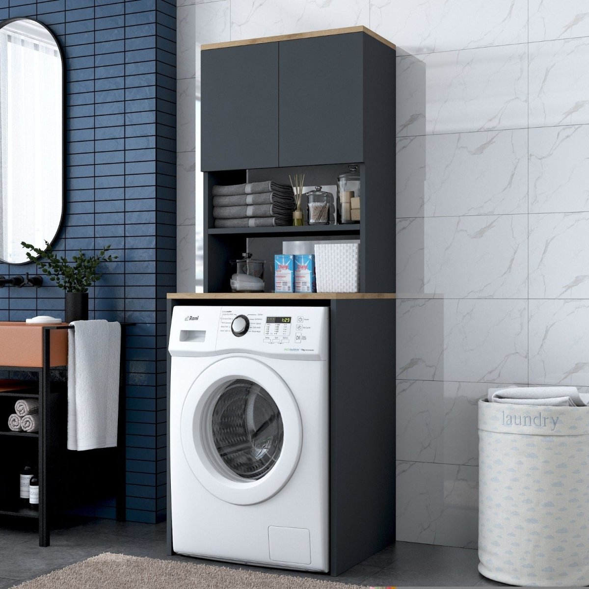 Designer Waschmaschinen - Schrank Lavare - Luxusbetten24