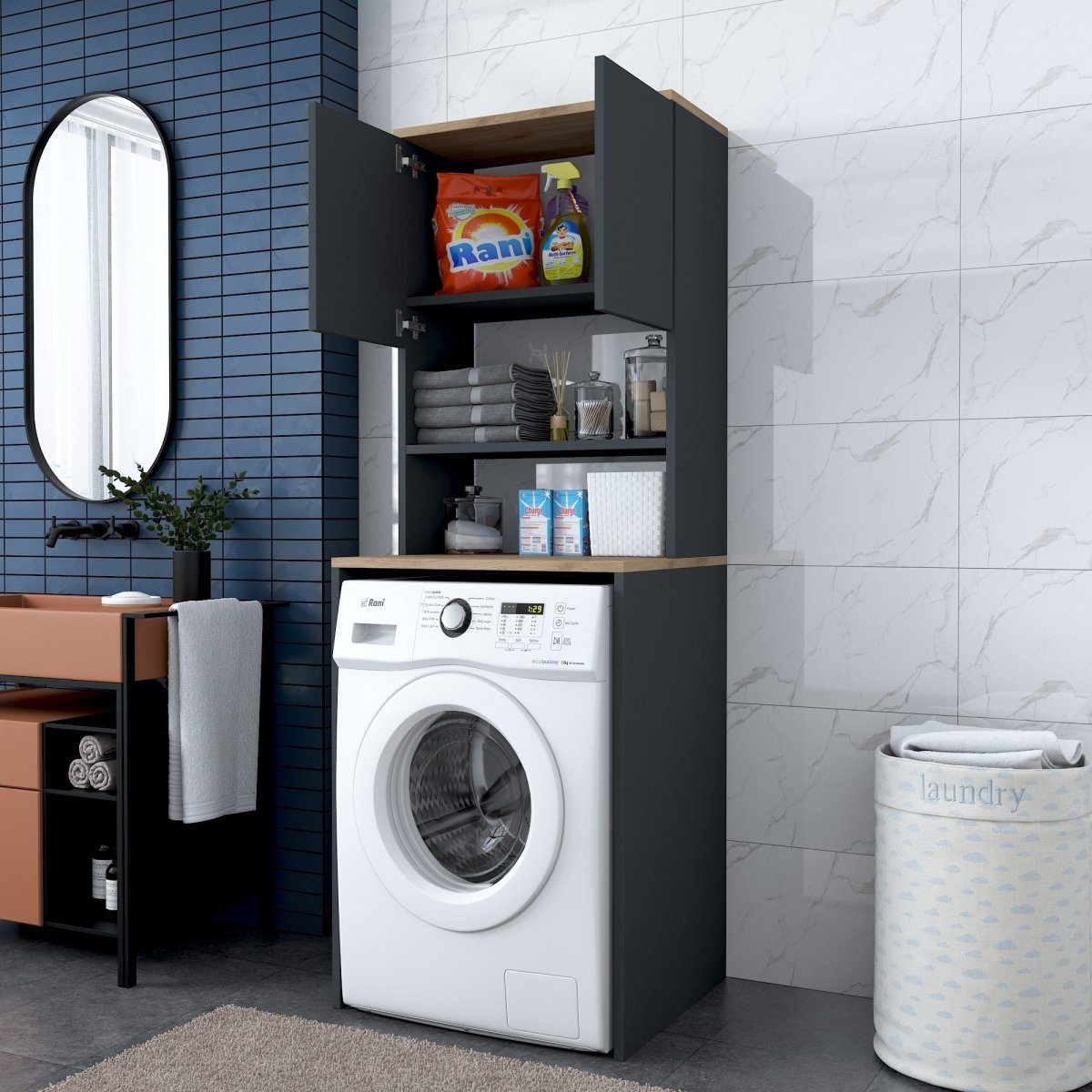 Designer Waschmaschinen - Schrank Lavare - Luxusbetten24