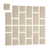 Gepolstertes Wandpaneel - Set 180x180 cm - Luxusbetten24