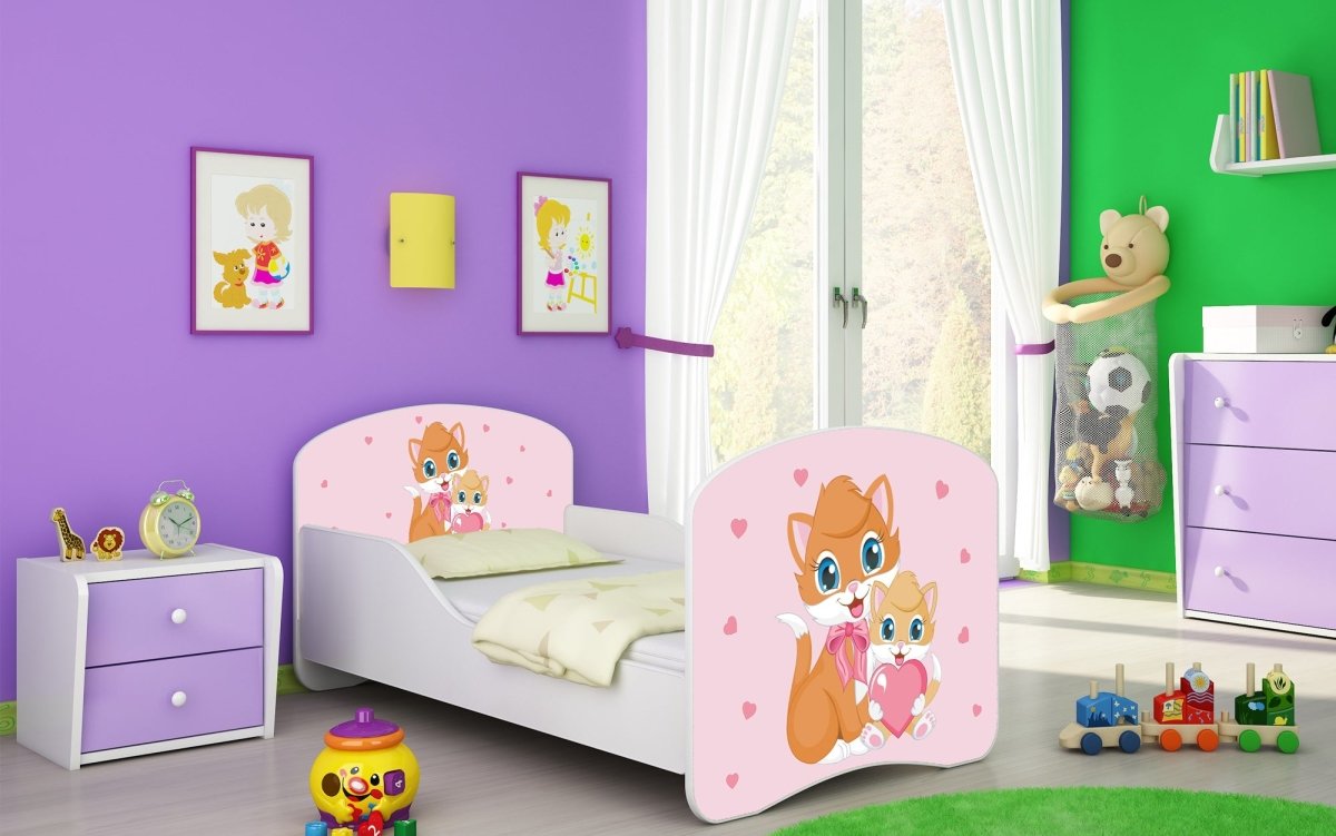 Kinderbett Mondo mit verschiedenen Mustern - Luxusbetten24